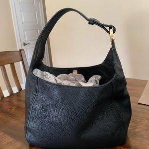 Michael Kors Lg Leather Fulton Hobo Shoulder Bag